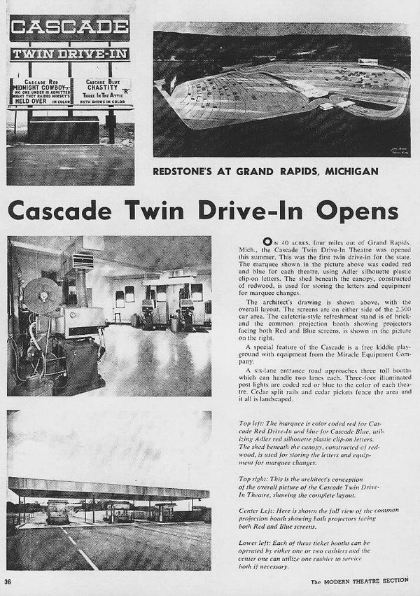 Cascade Drive-In Theatre - Cascade Article